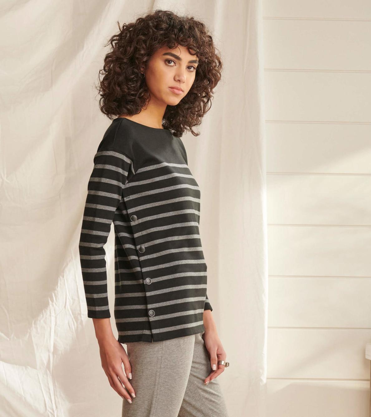 Hatley Tops | Women Ali Breton Top - Solstice Stripes