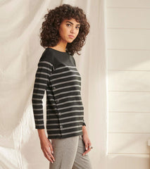 Hatley Tops | Women Ali Breton Top - Solstice Stripes