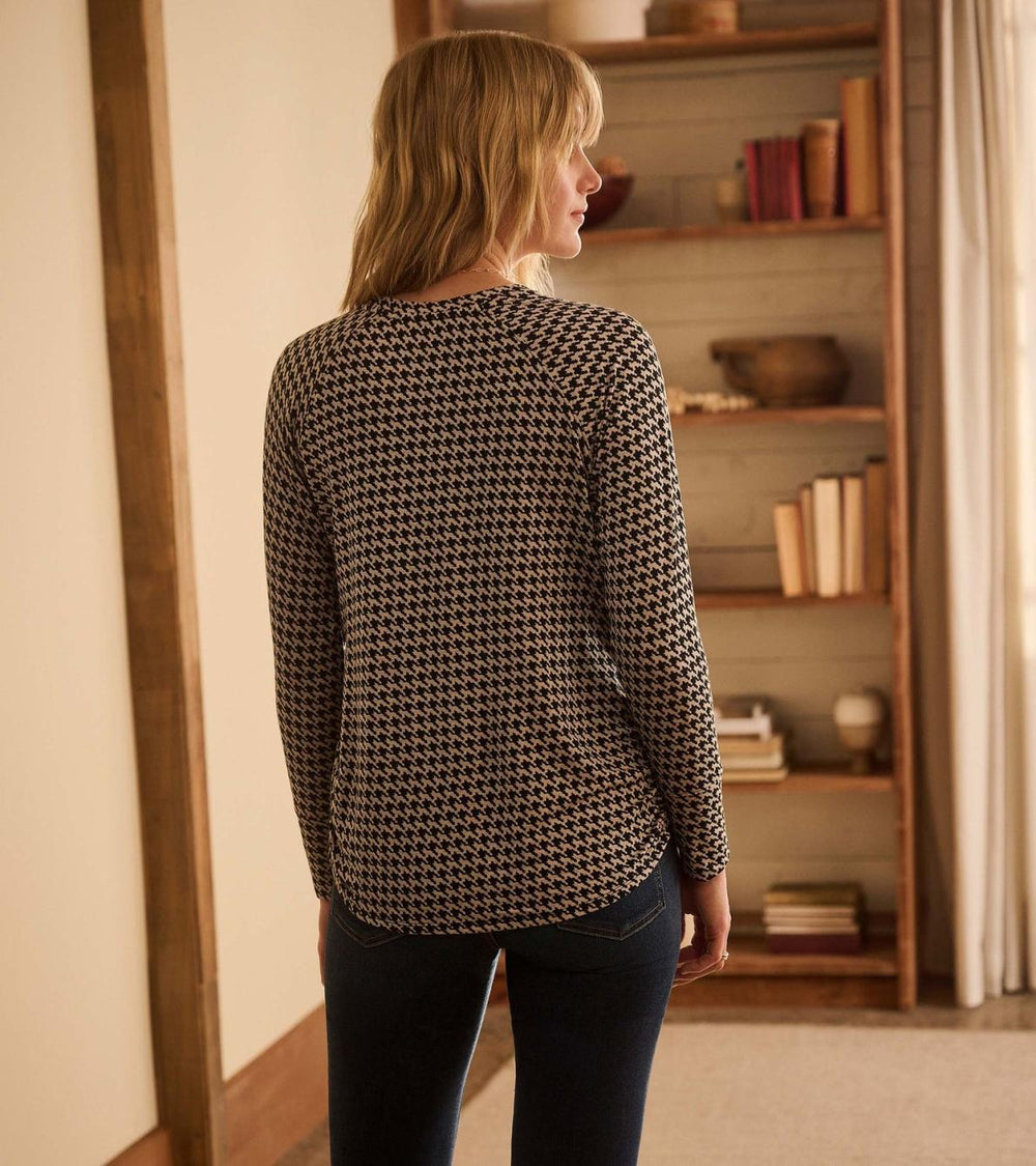 Hatley Tops | Women Chantel Pullover - Houndstooth