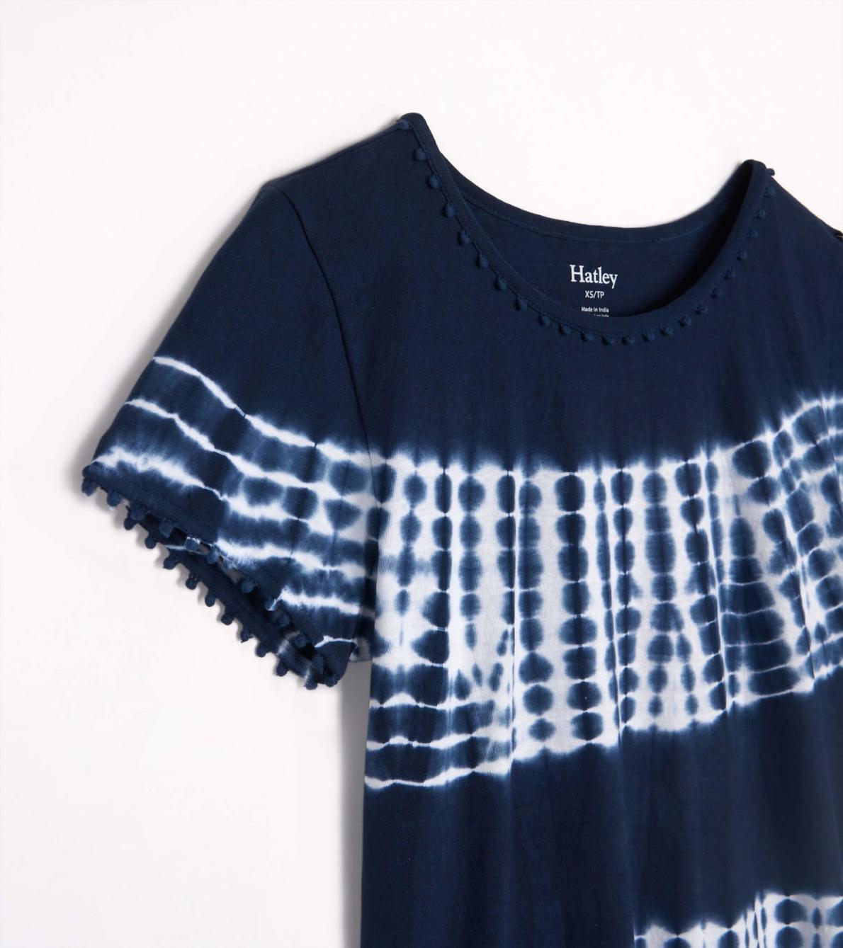 Hatley Tops | Women Emma Tee - Waterside Tie Dye
