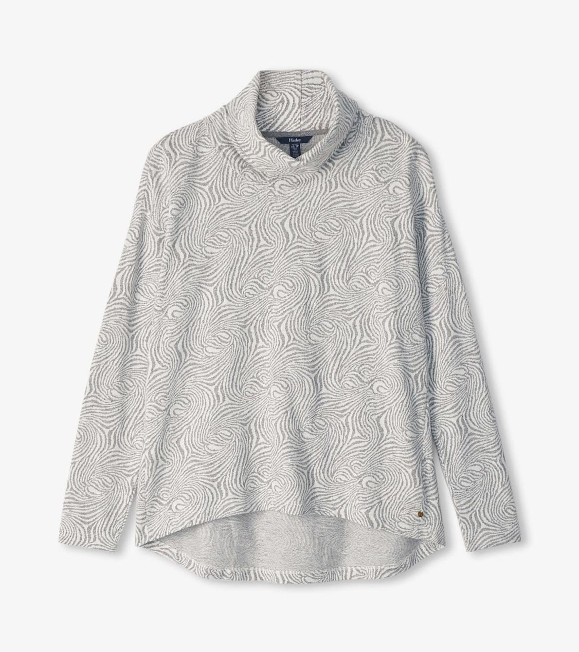 Hatley Tops | Women Funnel Neck Top - Textured Swirl