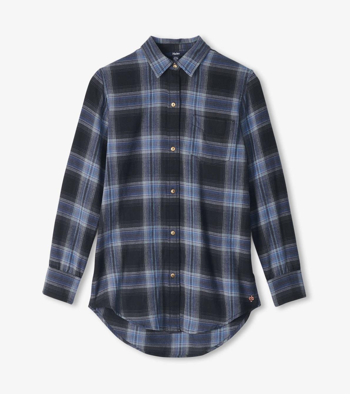 Hatley Tops | Women Lara Tunic - Caviar Plaid