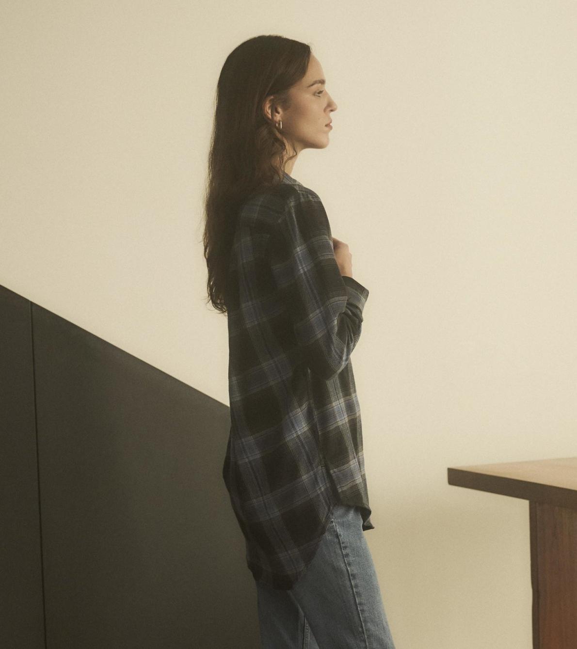 Hatley Tops | Women Lara Tunic - Caviar Plaid