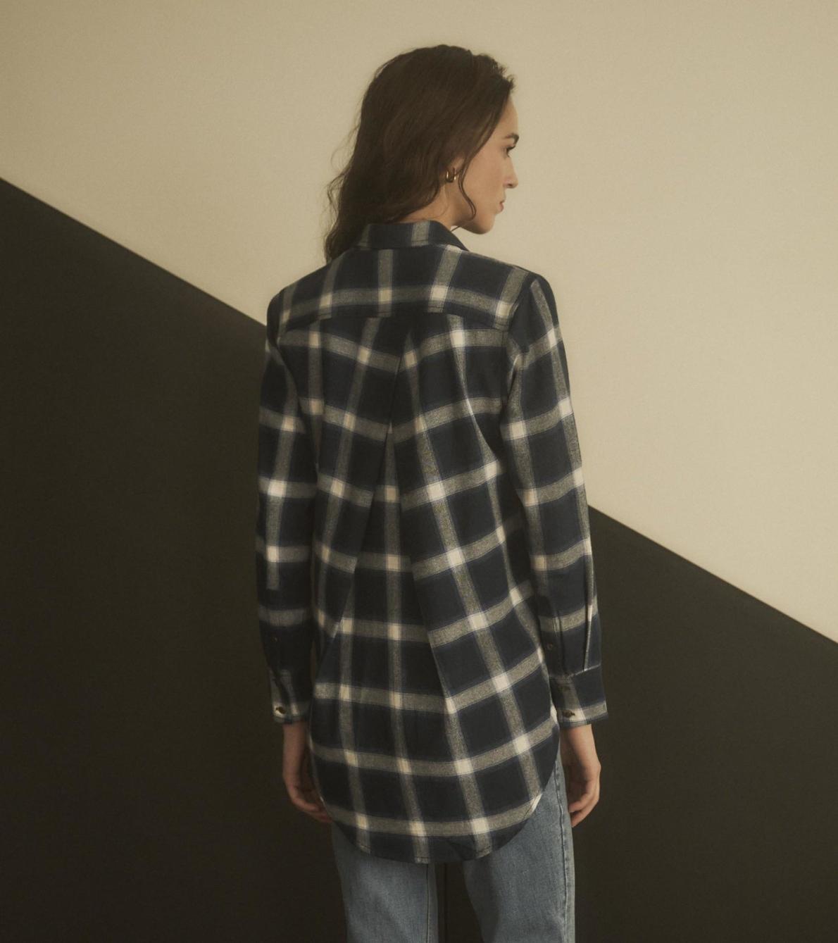 Hatley Tops | Women Lara Tunic - Wide Windowpane