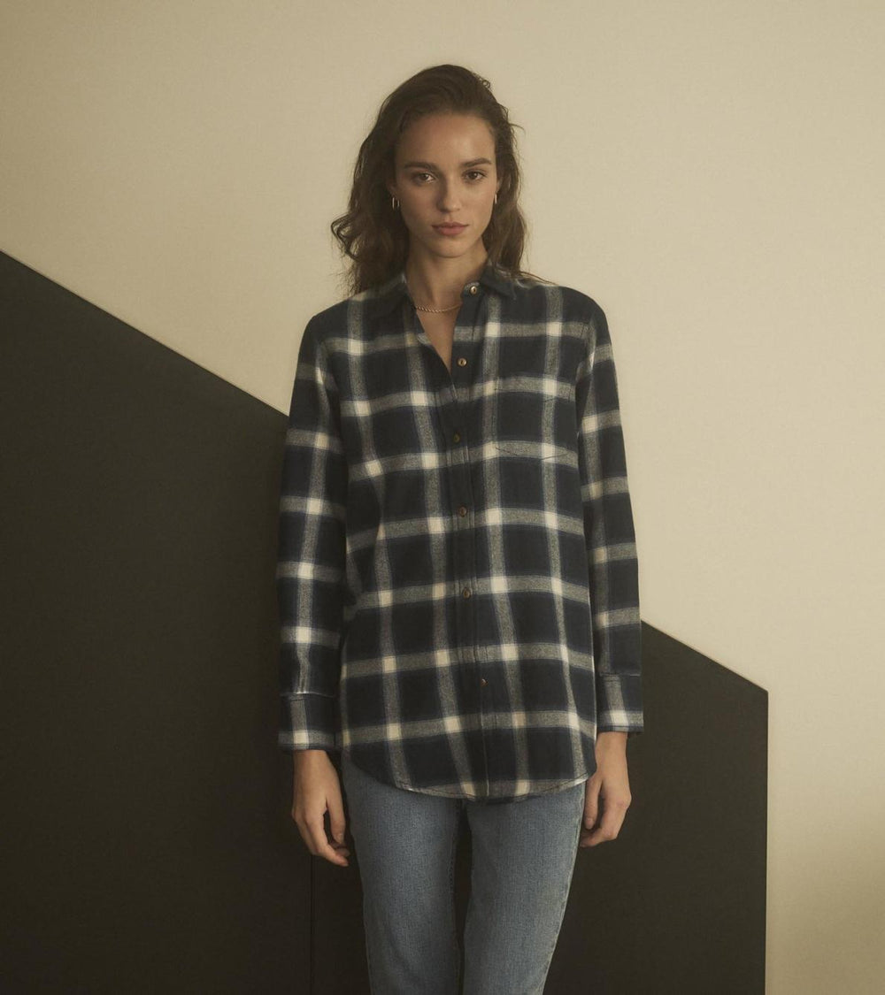 Hatley Tops | Women Lara Tunic - Wide Windowpane