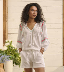 Hatley Tops | Women Naomi Blouse - Fresh White
