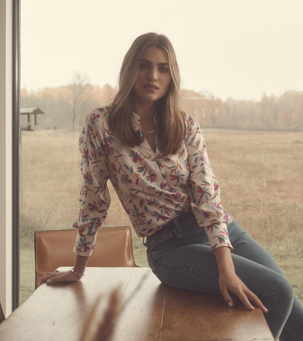 Hatley Tops | Women Olivia Blouse - Deconstructed Floral