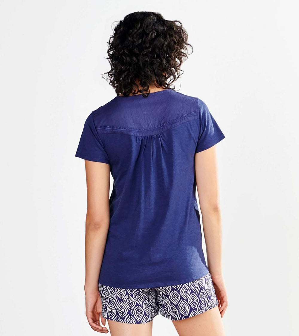 Hatley Tops | Women River Tee - Patriot Blue
