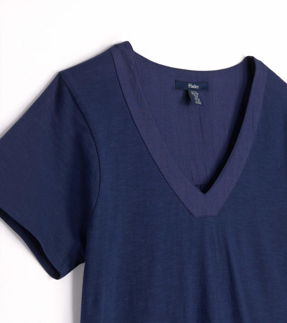 Hatley Tops | Women River Tee - Patriot Blue