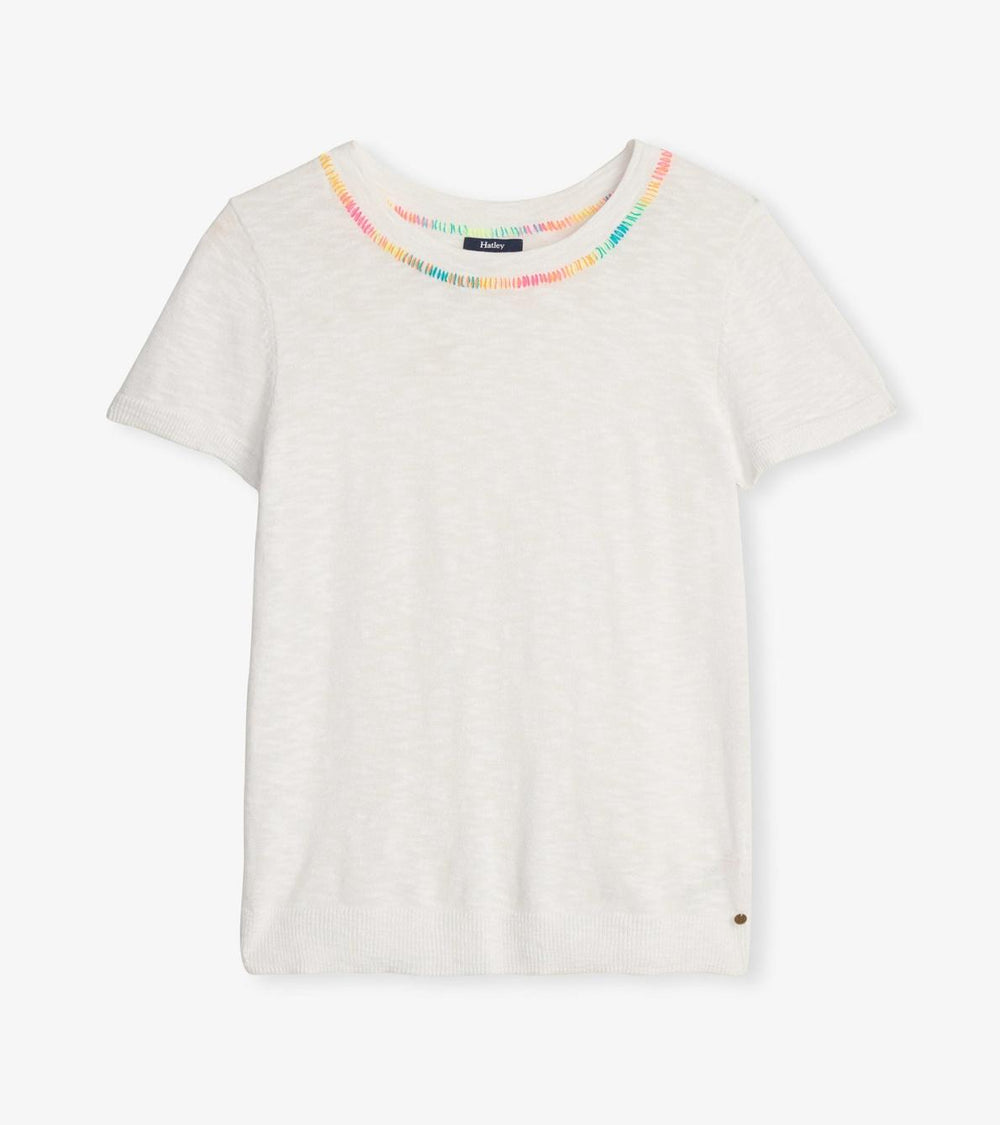 Hatley Tops | Women Simone Knit Tee - White