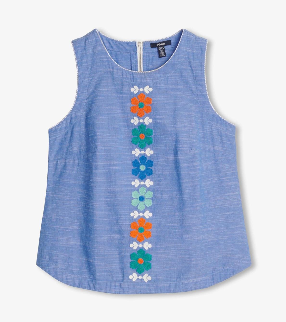 Hatley Tops | Women Tessa Tank Top - Chambray