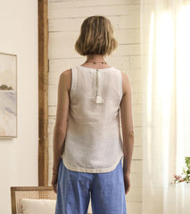 Hatley Tops | Women Tessa Tank Top - Embroidered Flowers