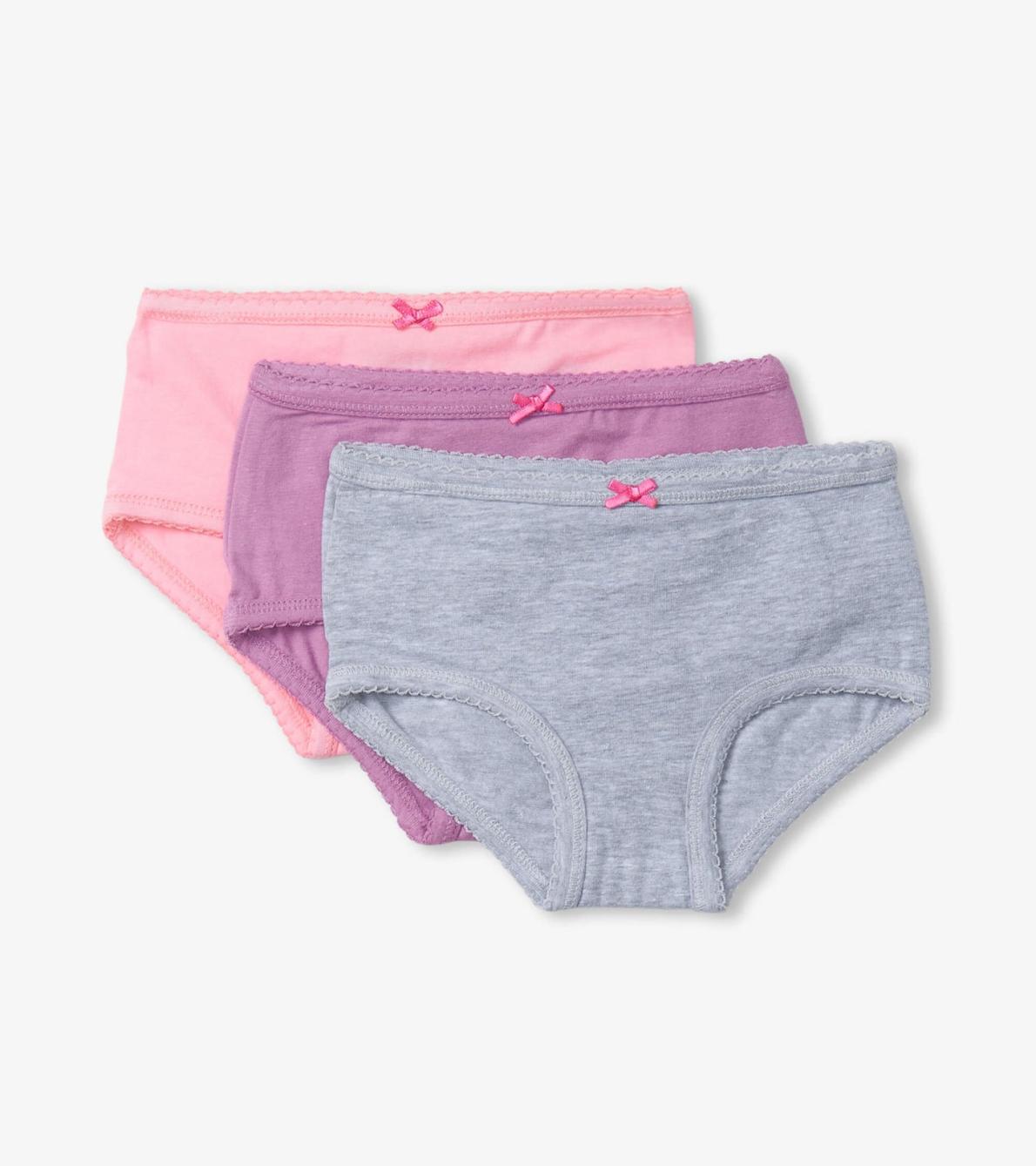 Hatley Underwear | Girls Classic Solids Girls Hipster Underwear 3 Pack