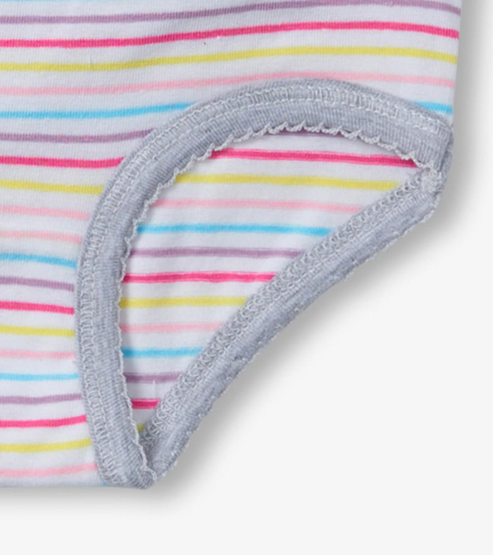 Hatley Underwear | Girls Girls Vibrant Stripes 3 Pack Hipster Underwear